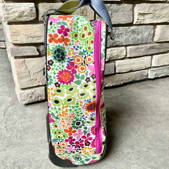 BRIGHTON Weekender Carry On Luggage travel bag suitcase rolling telescope handle - Picture 15 of 16